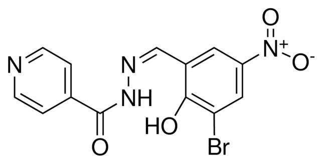 (<i>Z</i>)-<i>N</i>′-(3-Bromo-2-hydroxy-5-nitrobenzylidene)isonicotinohydrazide