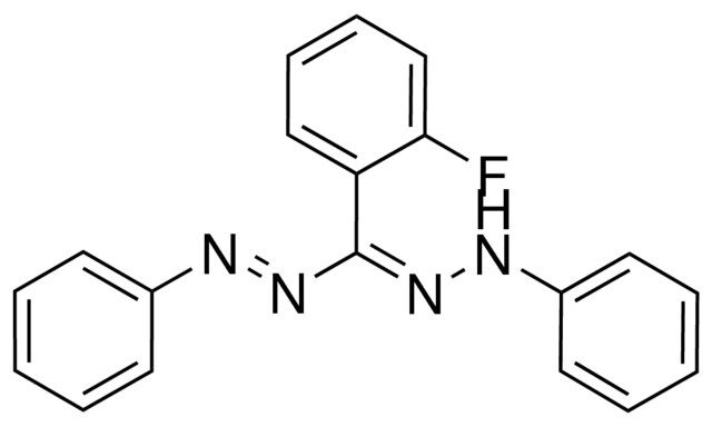 1-[(2-Fluorophenyl)(phenylhydrazono)methyl]-2-phenyldiazene
