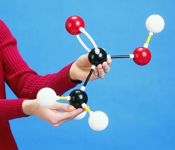Giant-size molecular model kit