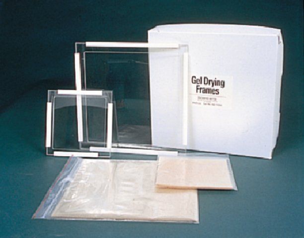 Gel drying frames