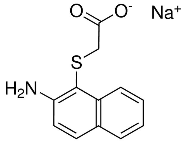 (2-AMINO-1-NAPHTHYLTHIO)ACETIC ACID, SODIUM SALT