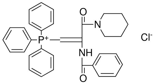 (2-BENZOYLAMINO-3-OXO-3-PIPERIDIN-1-YL-PROPENYL)-TRIPHENYL-PHOSPHONIUM, CHLORIDE
