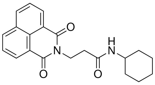 N-CYCLOHEXYL-3-(1,3-DIOXO-1H,3H-BENZO(DE)ISOQUINOLIN-2-YL)-PROPIONAMIDE
