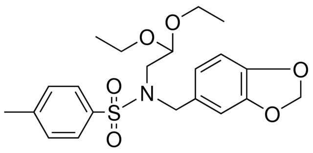 N-BENZO(1,3)DIOXOL-5-YLMETHYL-N-(2,2-DIETHOXY-ETHYL)-4-METHYL-BENZENESULFONAMIDE