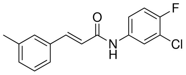 N-(3-CHLORO-4-FLUOROPHENYL)-3-(3-METHYLPHENYL)ACRYLAMIDE