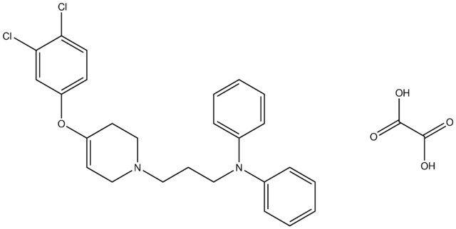 N-[3-(4-(3,4-dichlorophenoxy)-3,6-dihydro-1(2H)-pyridinyl)propyl]-N-phenylaniline oxalate