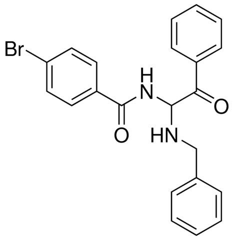 N-(1-BENZYLAMINO-2-OXO-2-PHENYL-ETHYL)-4-BROMO-BENZAMIDE