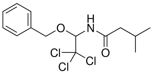 N-(1-BENZYLOXY-2,2,2-TRICHLORO-ETHYL)-3-METHYL-BUTYRAMIDE