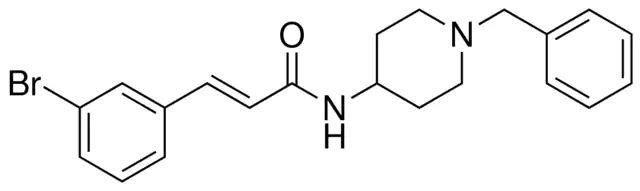 N-(1-BENZYL-4-PIPERIDINYL)-3-(3-BROMOPHENYL)ACRYLAMIDE