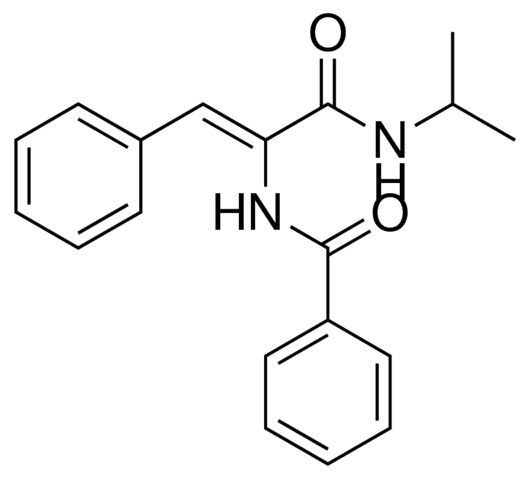 N-(1-ISOPROPYLCARBAMOYL-2-PHENYL-VINYL)-BENZAMIDE