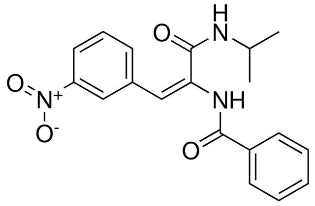 N-(1-ISOPROPYLCARBAMOYL-2-(3-NITRO-PHENYL)-VINYL)-BENZAMIDE