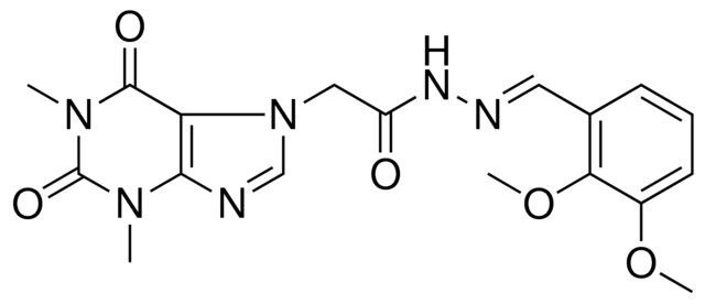 N'-[(E)-(2,3-DIMETHOXYPHENYL)METHYLIDENE]-2-(1,3-DIMETHYL-2,6-DIOXO-1,2,3,6-TETRAHYDRO-7H-PURIN-7-YL)ACETOHYDRAZIDE