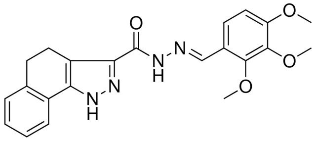 N'-[(E)-(2,3,4-TRIMETHOXYPHENYL)METHYLIDENE]-4,5-DIHYDRO-1H-BENZO[G]INDAZOLE-3-CARBOHYDRAZIDE