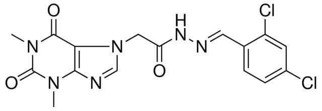 N'-[(E)-(2,4-DICHLOROPHENYL)METHYLIDENE]-2-(1,3-DIMETHYL-2,6-DIOXO-1,2,3,6-TETRAHYDRO-7H-PURIN-7-YL)ACETOHYDRAZIDE