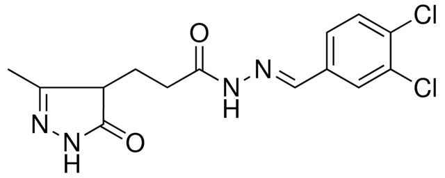 N'-[(E)-(3,4-DICHLOROPHENYL)METHYLIDENE]-3-(3-METHYL-5-OXO-4,5-DIHYDRO-1H-PYRAZOL-4-YL)PROPANOHYDRAZIDE