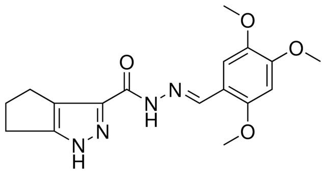 N'-[(E)-(2,4,5-TRIMETHOXYPHENYL)METHYLIDENE]-1,4,5,6-TETRAHYDROCYCLOPENTA[C]PYRAZOLE-3-CARBOHYDRAZIDE