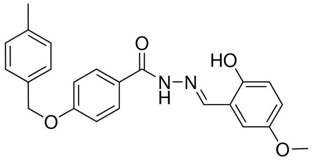 N'-(2-HYDROXY-5-METHOXYBENZYLIDENE)-4-((4-METHYLBENZYL)OXY)BENZOHYDRAZIDE