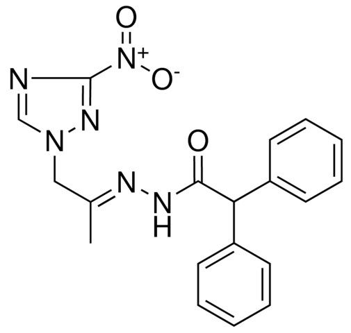 N'-(1-ME-2-(3-NITRO-1H-1,2,4-TRIAZOL-1-YL)ETHYLIDENE)-2,2-DIPHENYLACETOHYDRAZIDE