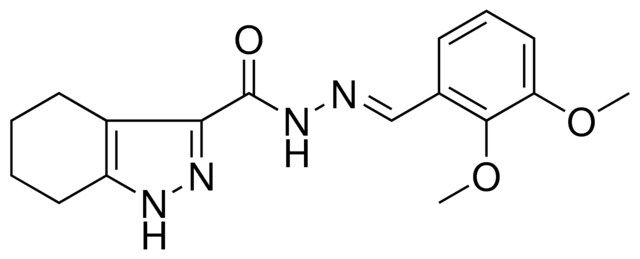 N'-(2,3-DIMETHOXYBENZYLIDENE)-4,5,6,7-TETRAHYDRO-1H-INDAZOLE-3-CARBOHYDRAZIDE