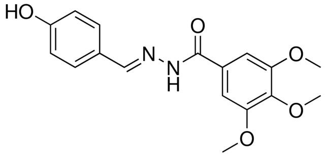 N'-(4-HYDROXYBENZYLIDENE)-3,4,5-TRIMETHOXYBENZOHYDRAZIDE