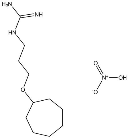 N-[3-(cycloheptyloxy)propyl]guanidine, nitrate salt