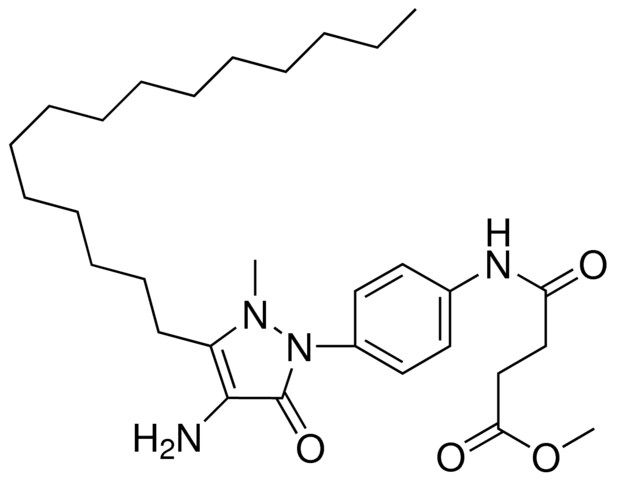 METHYL4'-(4-AMINO-2-METHYL-5-OXO-3-PENTADECYL-3-PYRAZOLIN-1-YL)-SUCCINANILATE