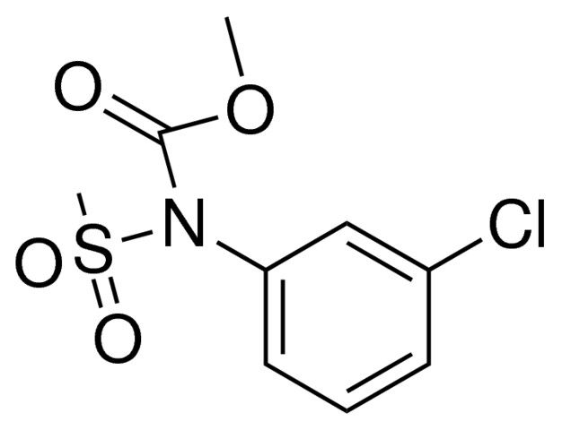 METHYL N-(3-CHLOROPHENYL)-N-(METHYLSULFONYL)CARBAMATE