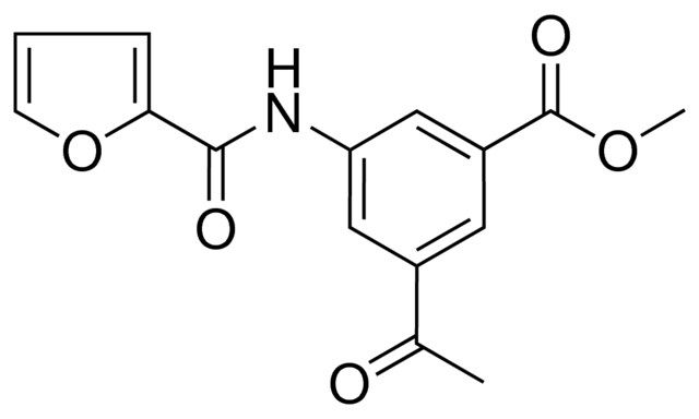 METHYL 3-ACETYL-5-(2-FUROYLAMINO)BENZOATE