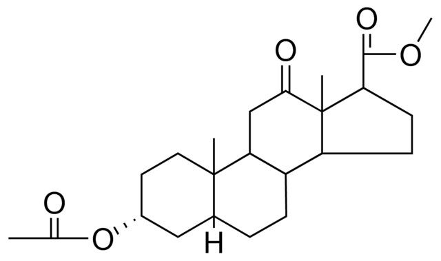METHYL 3-ALPHA-ACETOXY-12-OXO-5-BETA-ANDROSTANE-17-BETA-CARBOXYLATE