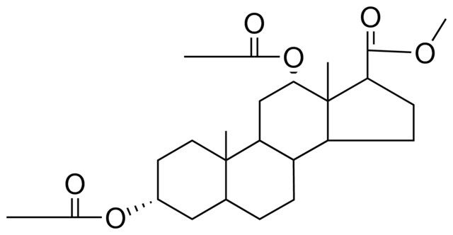 METHYL 3-ALPHA,12-ALPHA-DIACETOXY-5-BETA-ANDROSTANE-17-BETA-CARBOXYLATE