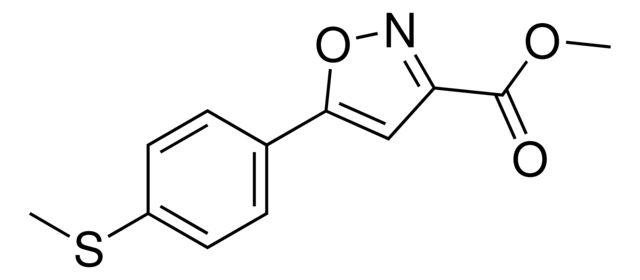 Methyl 5-(4-(methylthio)phenyl)isoxazole-3-carboxylate