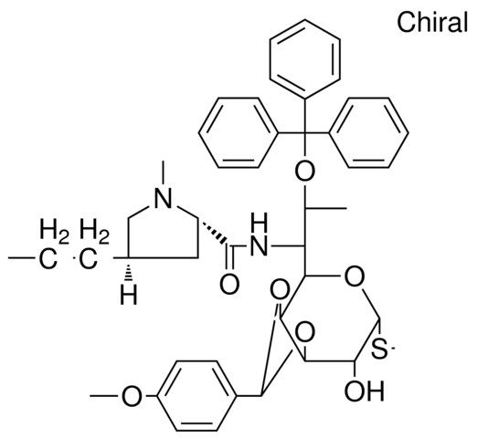 methyl 6,8-dideoxy-3,4-O-(4-methoxybenzylidene)-6-({[(2S,4R)-1-methyl-4-propyl-2-pyrrolidinyl]carbonyl}amino)-1-thio-7-O-trityloctopyranoside
