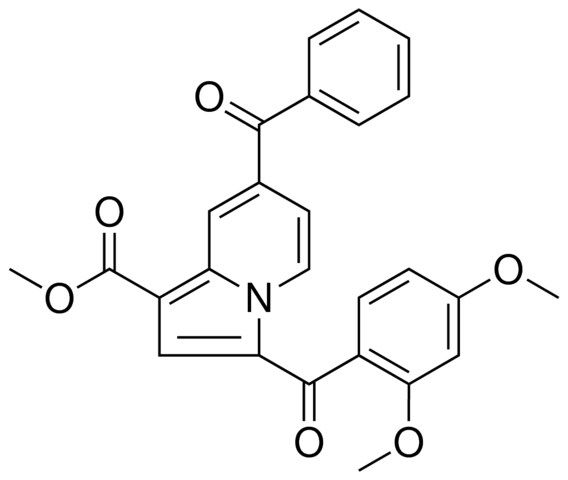 METHYL 7-BENZOYL-3-(2,4-DIMETHOXYBENZOYL)-1-INDOLIZINECARBOXYLATE