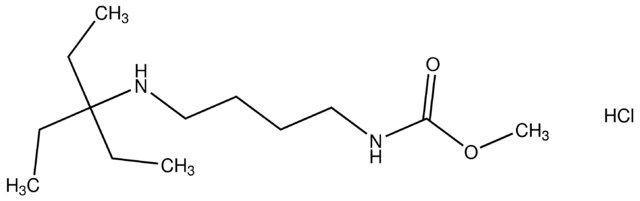 methyl 4-[(1,1-diethylpropyl)amino]butylcarbamate hydrochloride