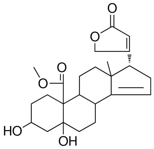 METHYL 3-BETA,5-DIHYDROXY-5-BETA,17-ALPHA-CARDA-14,20(22)-DIENOLID-19-OATE