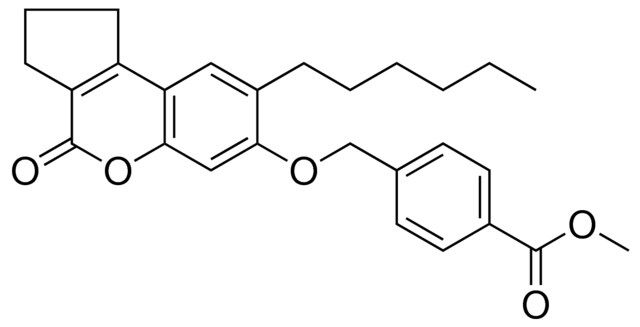 METHYL 4-{[(8-HEXYL-4-OXO-1,2,3,4-TETRAHYDROCYCLOPENTA[C]CHROMEN-7-YL)OXY]METHYL}BENZOATE