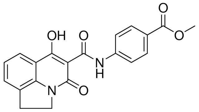 METHYL 4-{[(6-HYDROXY-4-OXO-1,2-DIHYDRO-4H-PYRROLO[3,2,1-IJ]QUINOLIN-5-YL)CARBONYL]AMINO}BENZOATE