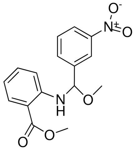 METHYL N-(ALPHA-METHOXY-3-NITROBENZYL)ANTHRANILATE