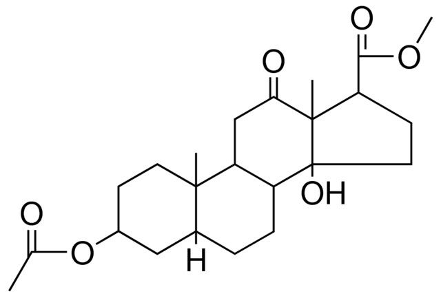 ME 3-BETA-ACO-14-HYDROXY-12-OXO-5-BETA,14-BETA-ANDROSTANE-17-BETA-CARBOXYLATE