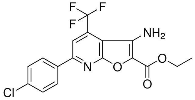 ET 3-AMINO-6-(4-CL-PHENYL)-4-(TRIFLUOROMETHYL)FURO(2,3-B)PYRIDINE-2-CARBOXYLATE