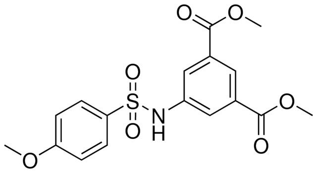 DIMETHYL 5-(((4-METHOXYPHENYL)SULFONYL)AMINO)ISOPHTHALATE