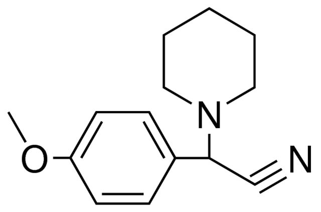 ALPHA-(4-METHOXYPHENYL)-1-PIPERIDINEACETONITRILE