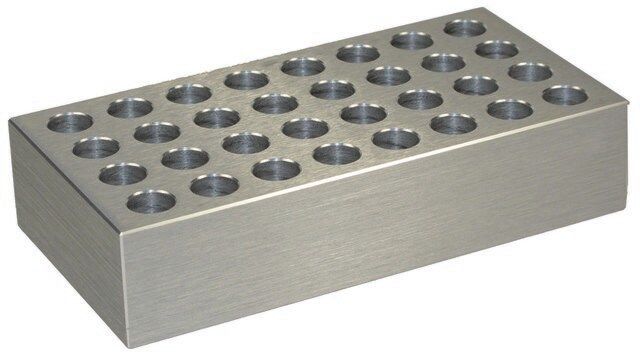 Aluminum heating/cooling block