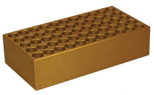 Aluminum heating/cooling block
