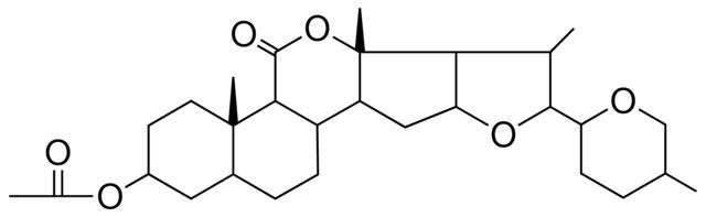 ACETIC ACID TRI-ME-(ME-PYRAN-YL)-OXO-DIOXA-PENTALENO(2,1-A)PHENANTHREN-YL ESTER