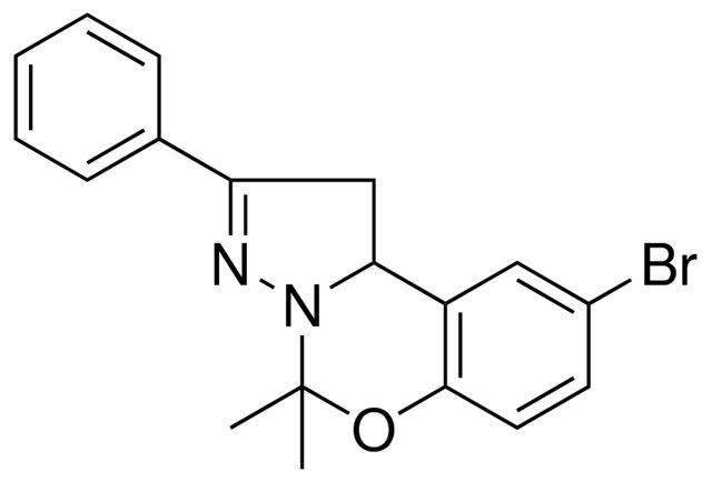 8-BR-4,4-DIMETHYL-2-PH-1,9B-DIHYDRO-5-OXA-3,3A-DIAZA-CYCLOPENTA(A)NAPHTHALENE