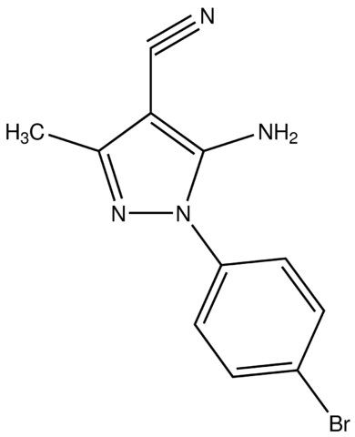 5-Amino-1-(4-bromophenyl)-4-cyano-3-methyl-1<i>H</i>-pyrazole