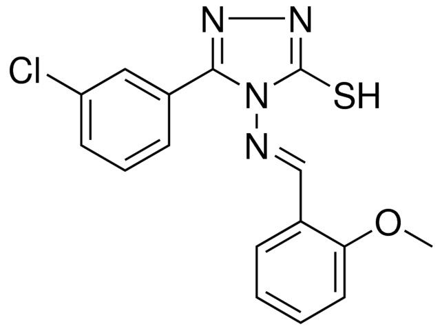 5-(3-CHLOROPHENYL)-4-((2-METHOXYBENZYLIDENE)AMINO)-4H-1,2,4-TRIAZOLE-3-THIOL