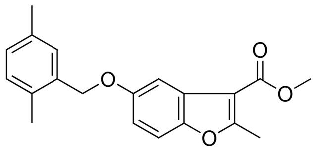 5-(2,5-DIMETHYL-BENZYLOXY)-2-METHYL-BENZOFURAN-3-CARBOXYLIC ACID METHYL ESTER