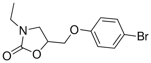 5-[(4-bromophenoxy)methyl]-3-ethyl-1,3-oxazolidin-2-one